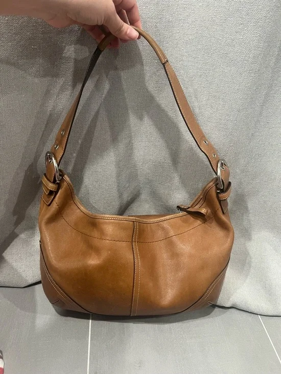 Coach tan leather soho bag - Picture 1 of 4